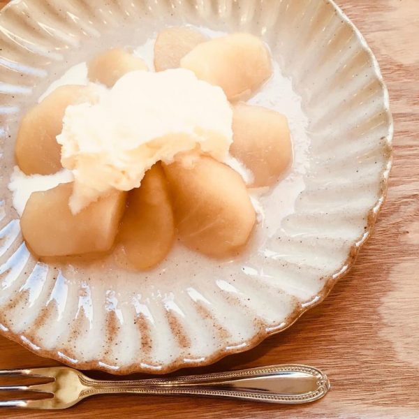 りんごのコンポート、できました🍎